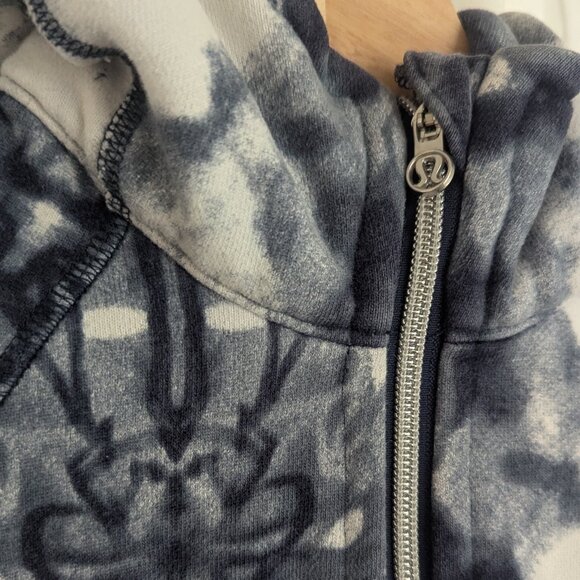 RARE Vintage Lululemon Scuba Indigo Tie Die Full-zip - Picture 2 of 9